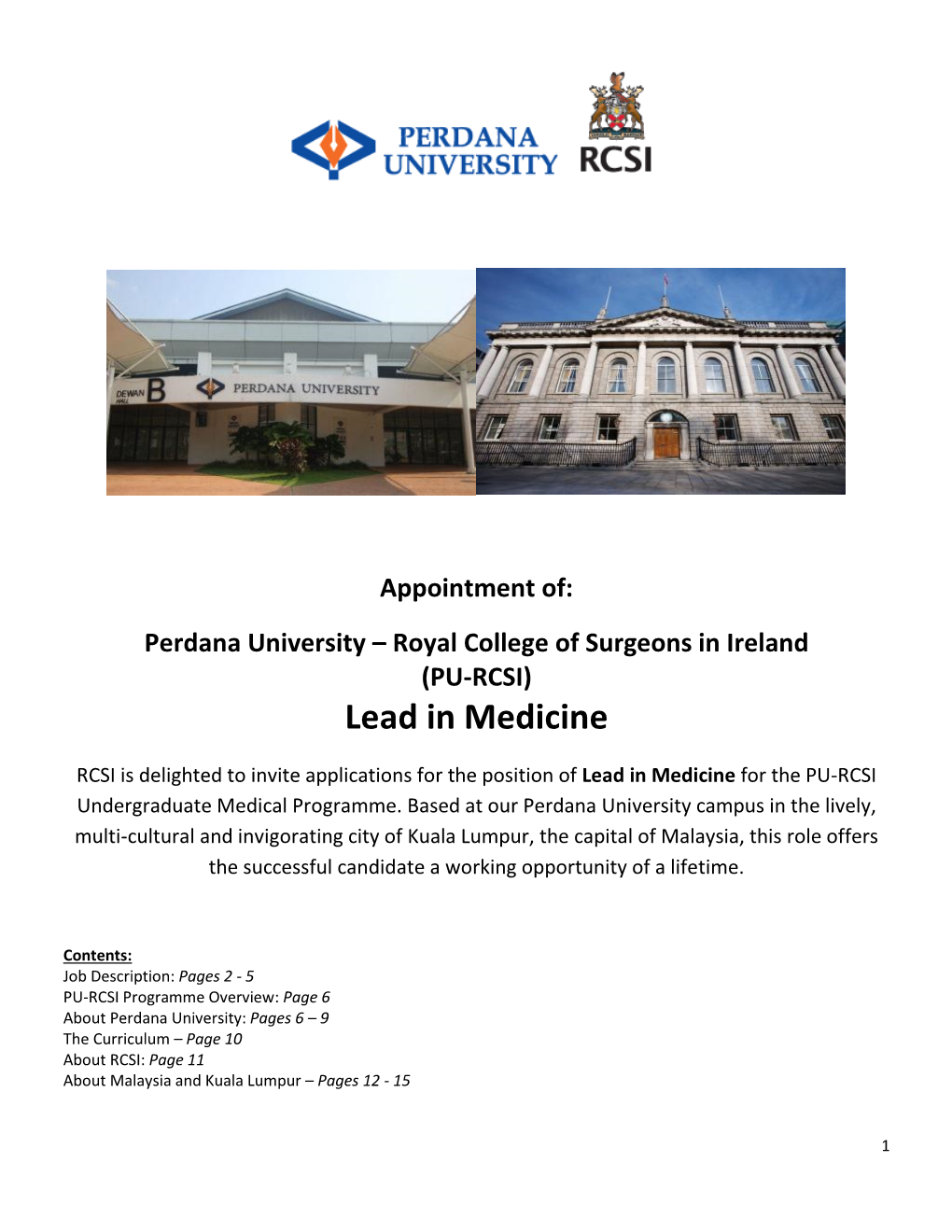 Lead in Medicine