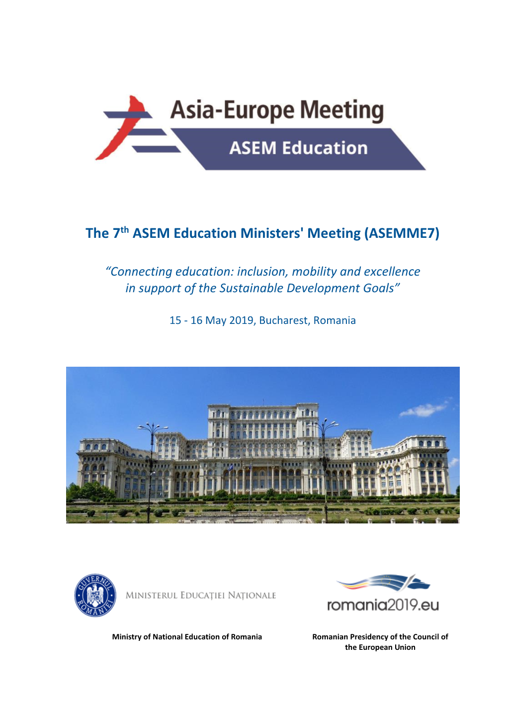 The 7Th ASEM Education Ministers' Meeting (ASEMME7)