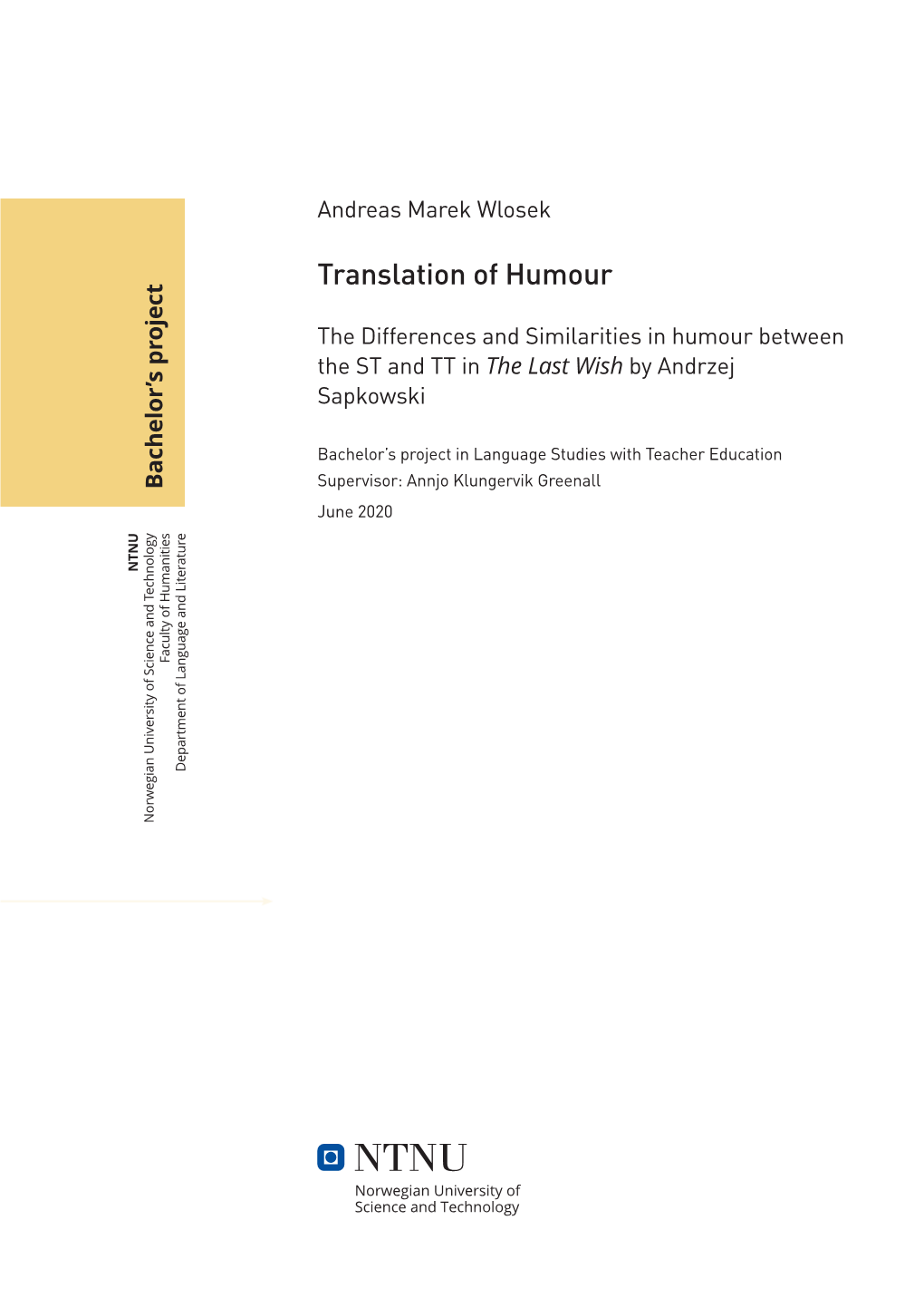 Translation of Humour