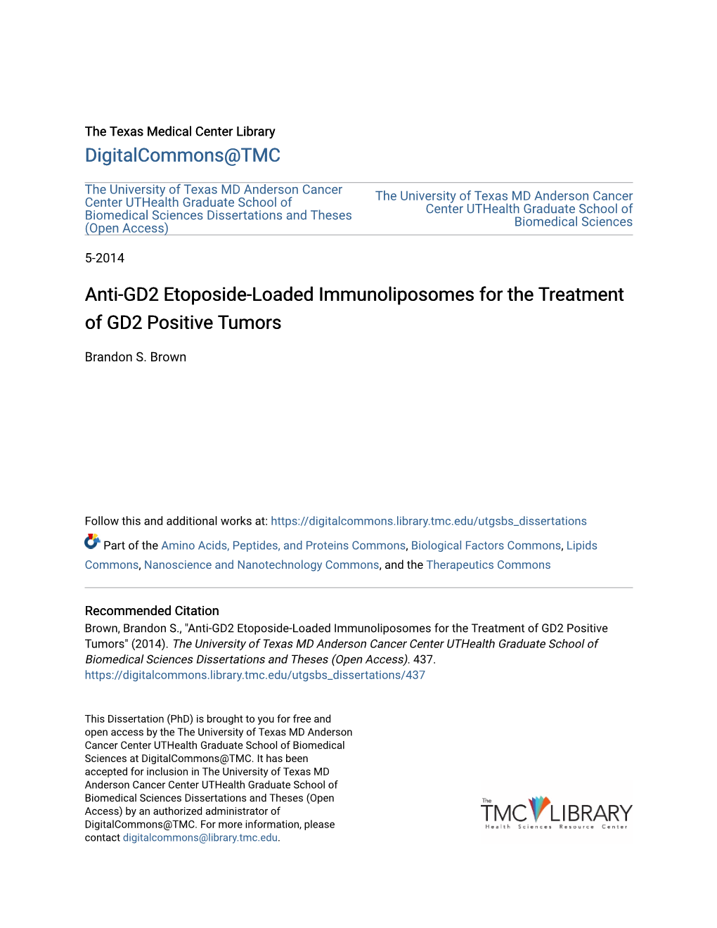 Anti-GD2 Etoposide-Loaded Immunoliposomes for the Treatment of GD2 Positive Tumors