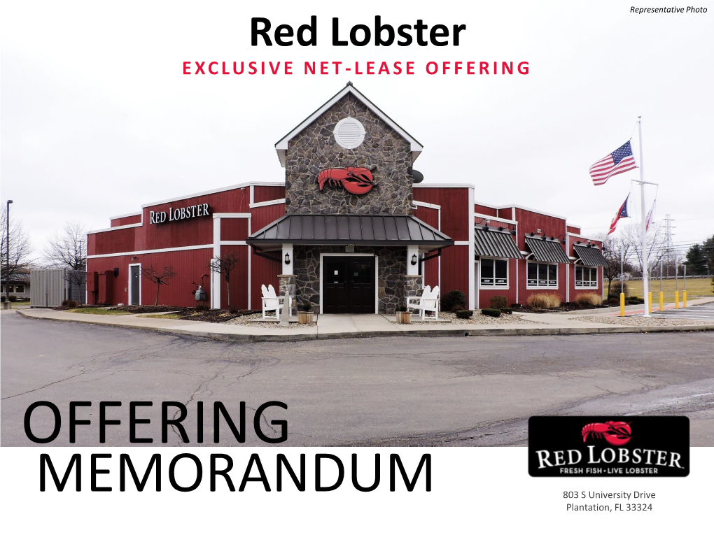Red Lobster EXCLUSIVE NET - LEASE OFFERING