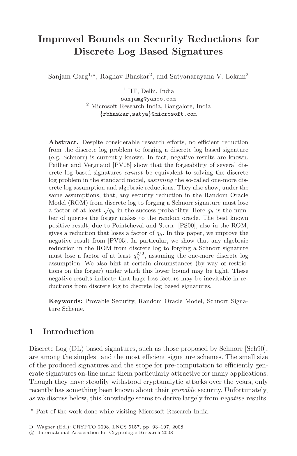 Improved Bounds on Security Reductions for Discrete Log Based Signatures