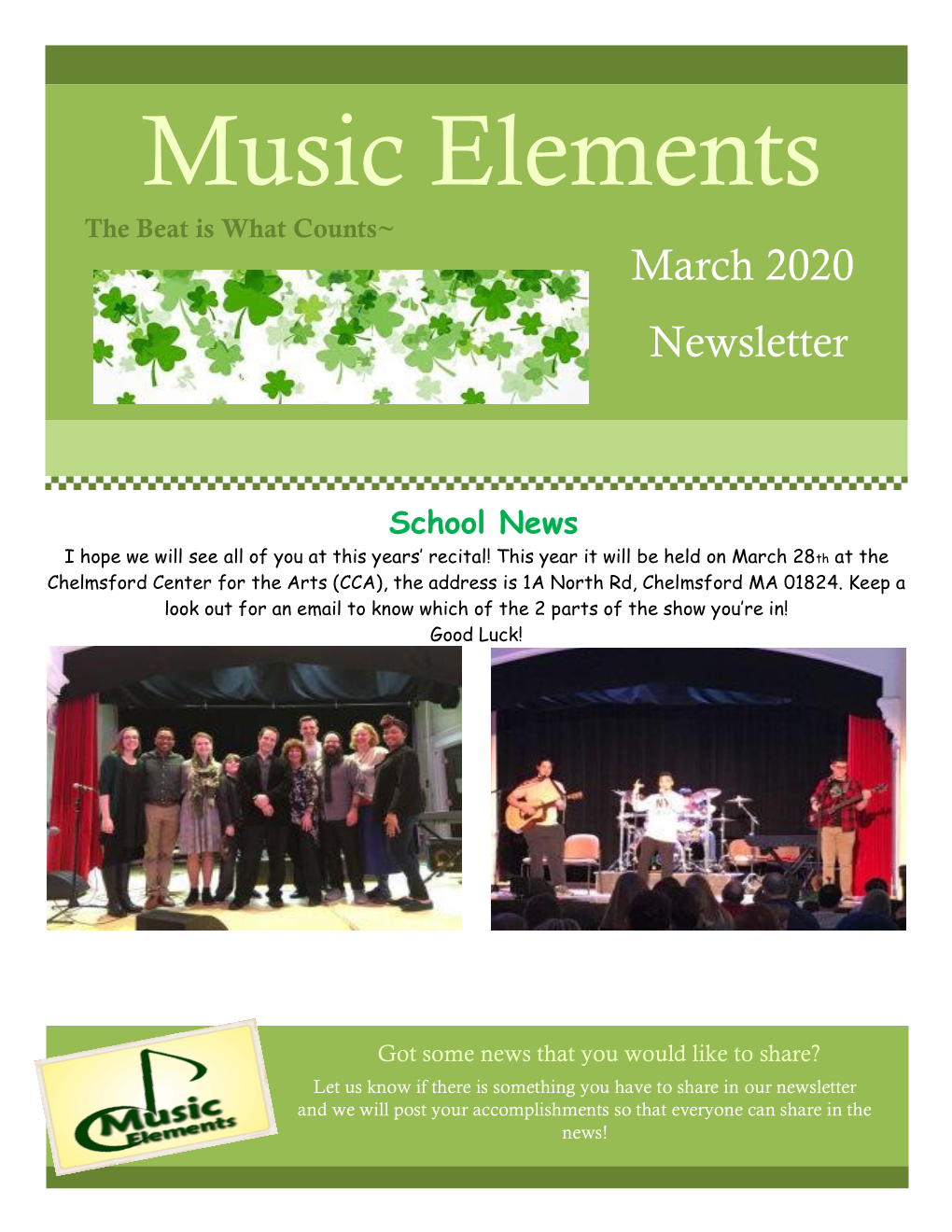 March 2020 Newsletter