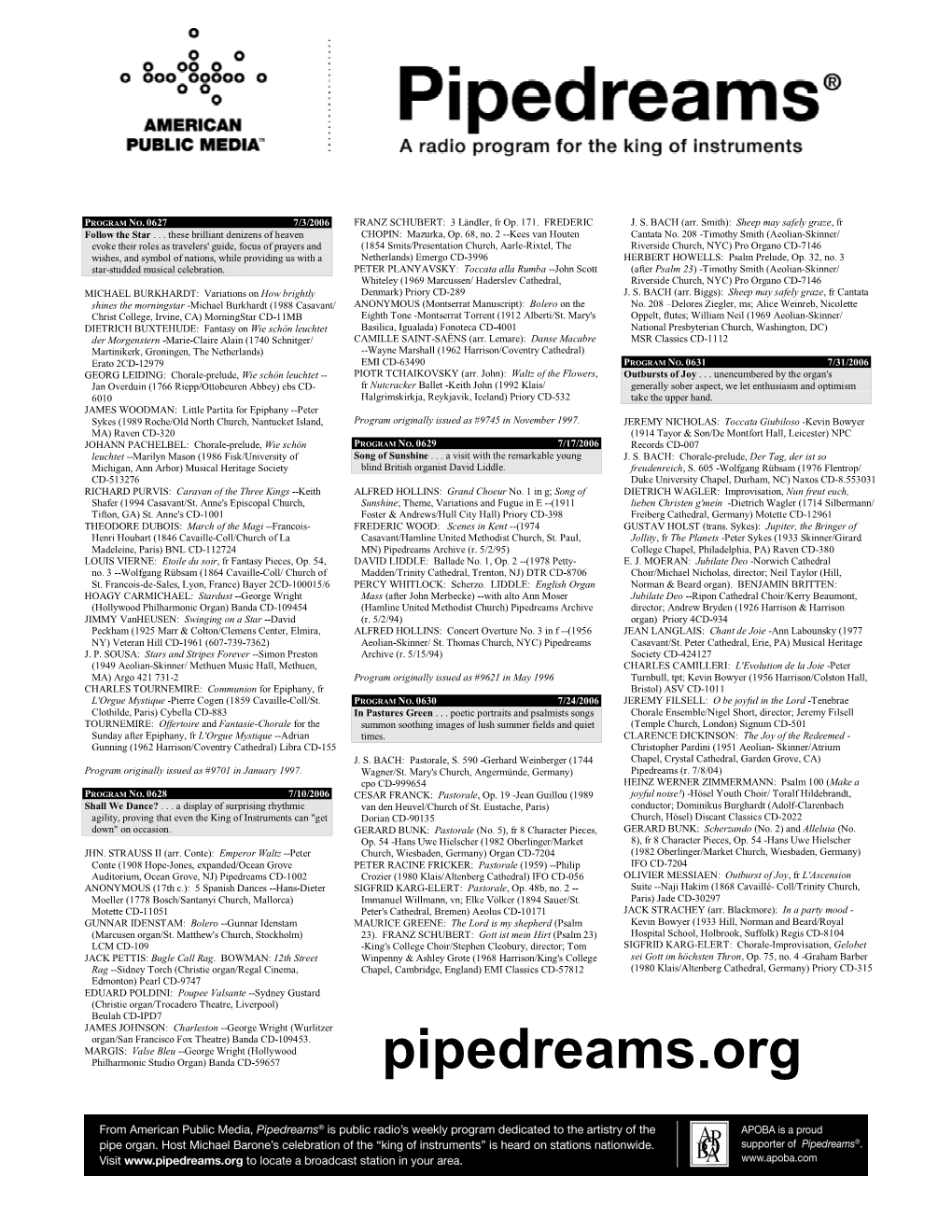Pipedreams.Org
