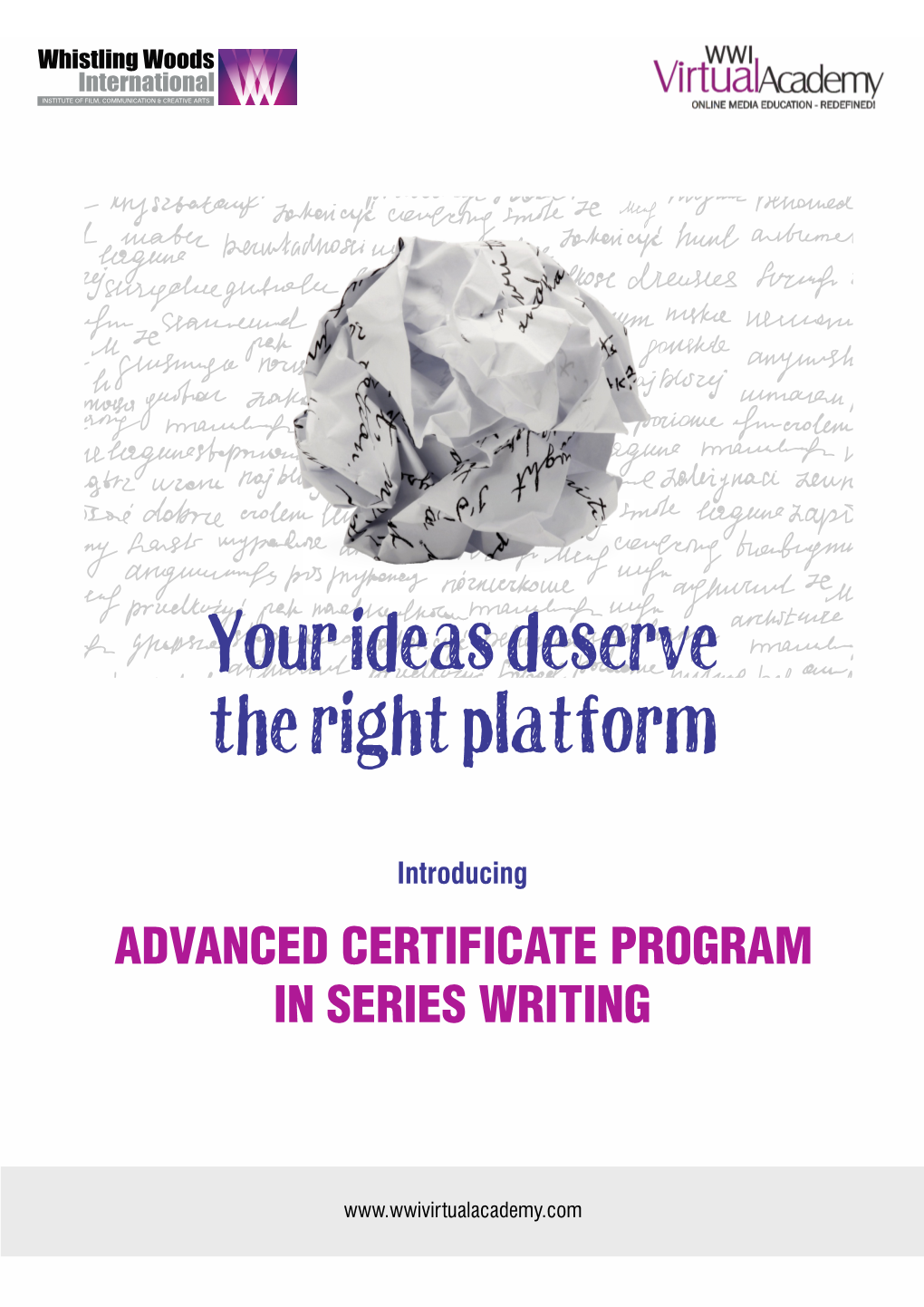 Series Writing Course Low Version Copy