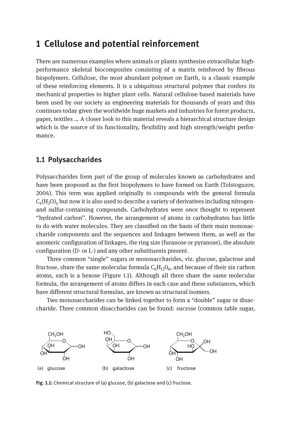 1 Cellulose and Potential Reinforcement