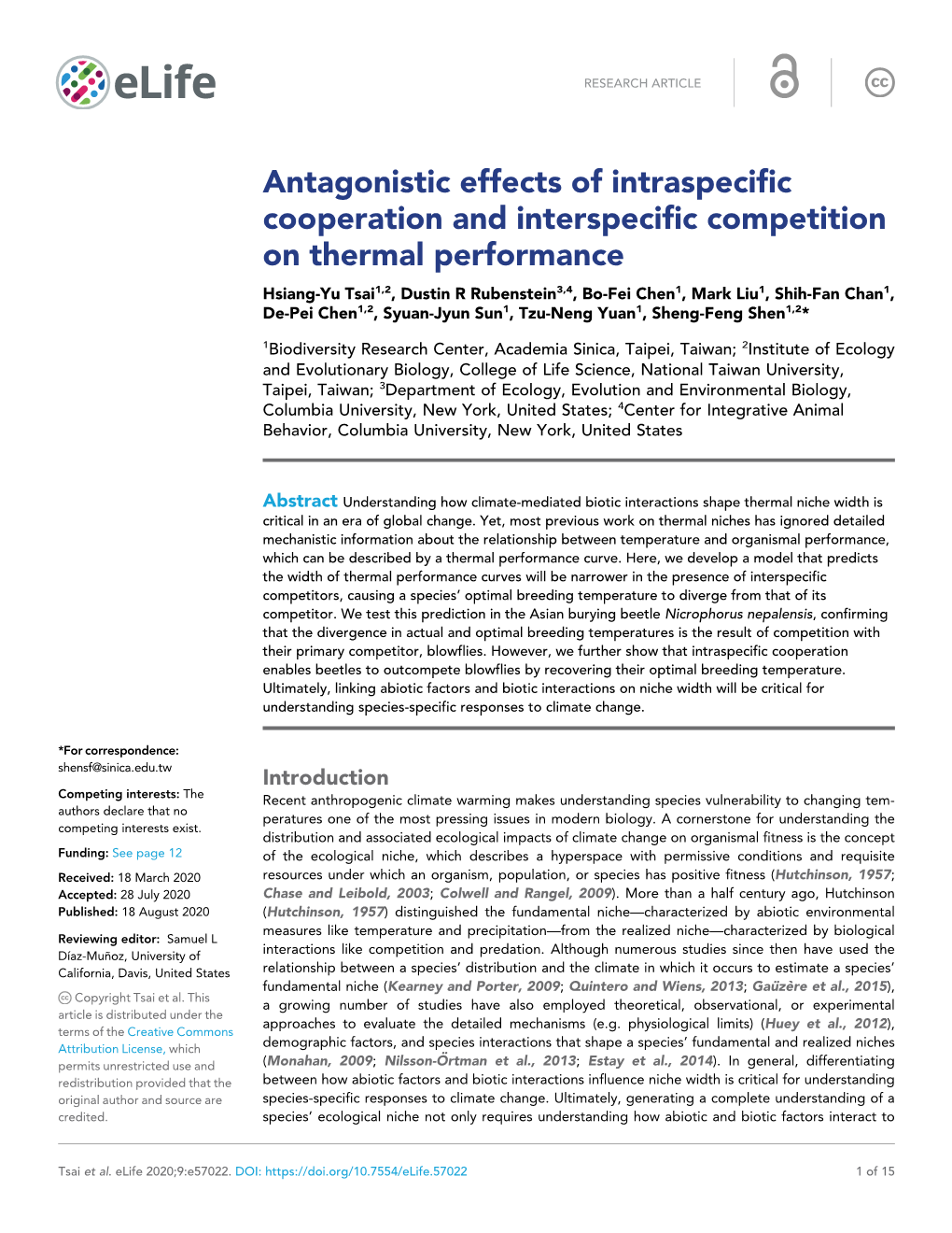 Antagonistic Effects of Intraspecific Cooperation and Interspecific