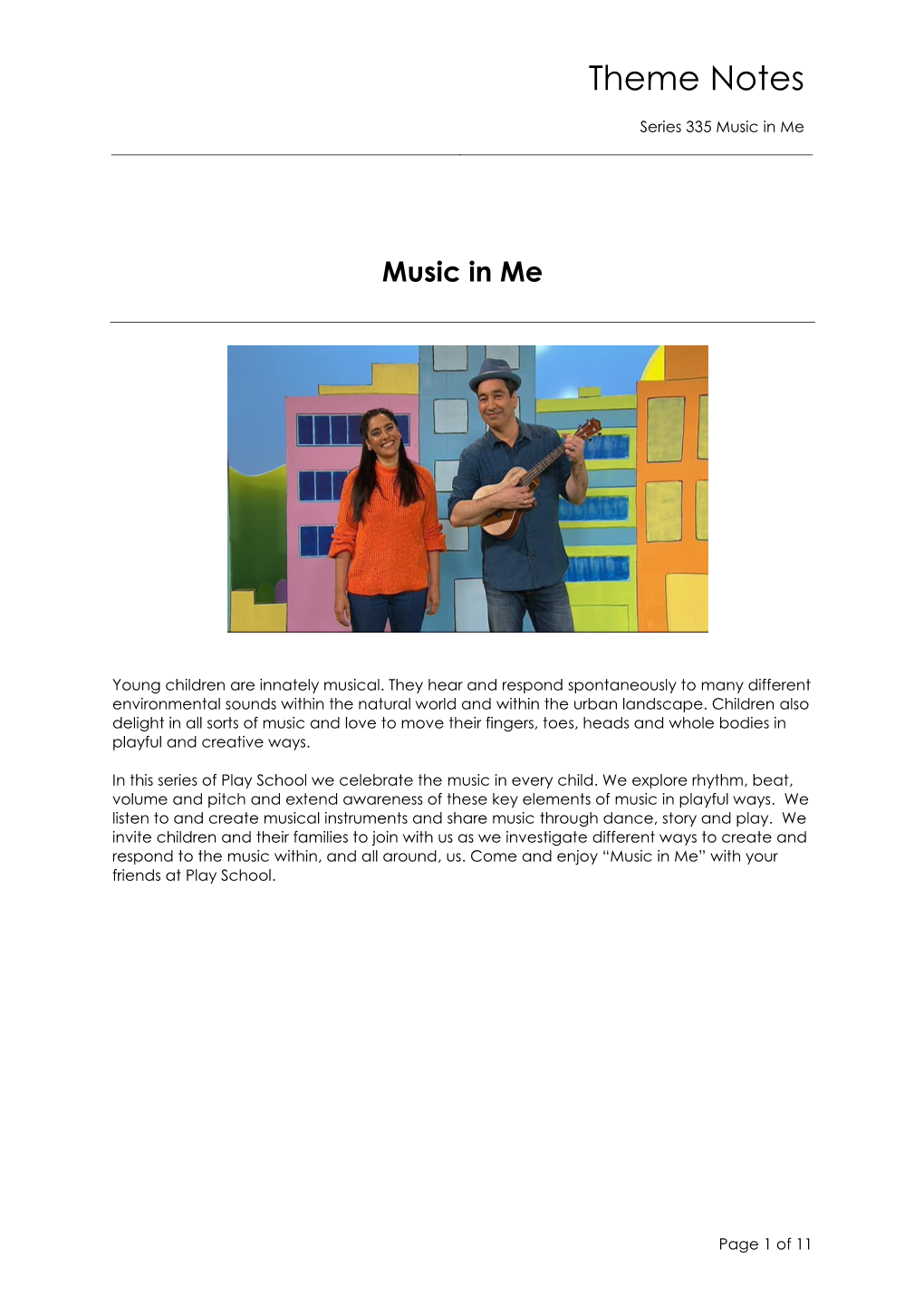 Download the Music in Me Theme Notes As a PDF