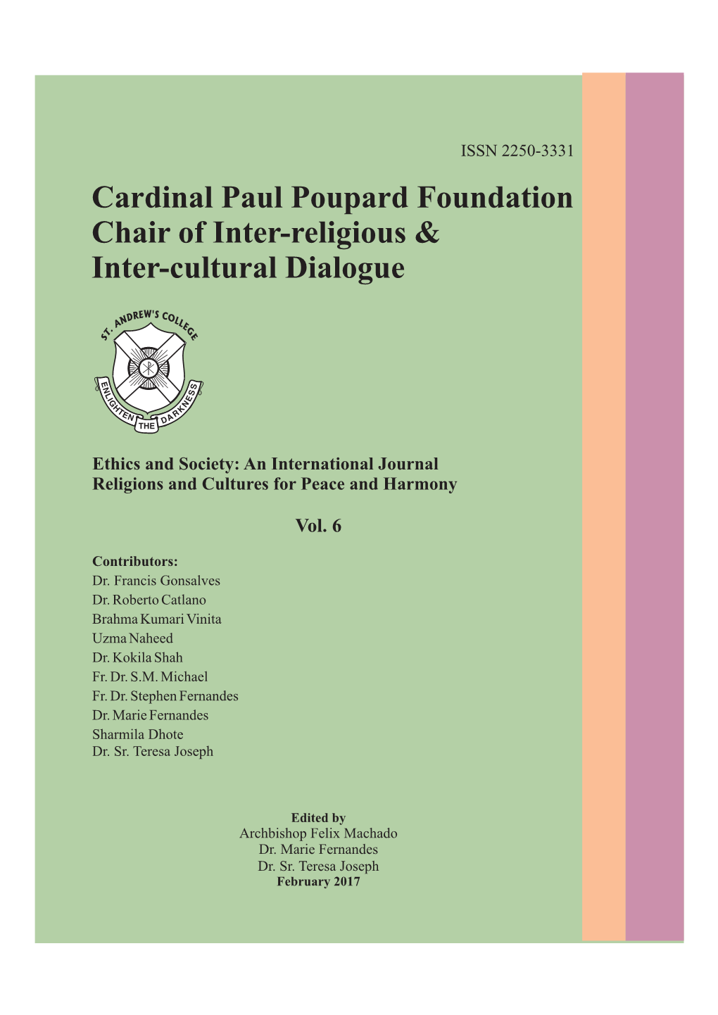 Cardinal Paul Poupard Foundation Chair of Inter-Religious & Inter-Cultural Dialogue
