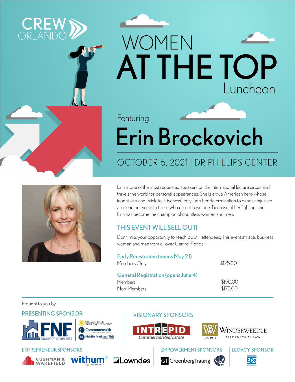 Erin Brockovich OCTOBER 6, 2021 | DR PHILLIPS CENTER