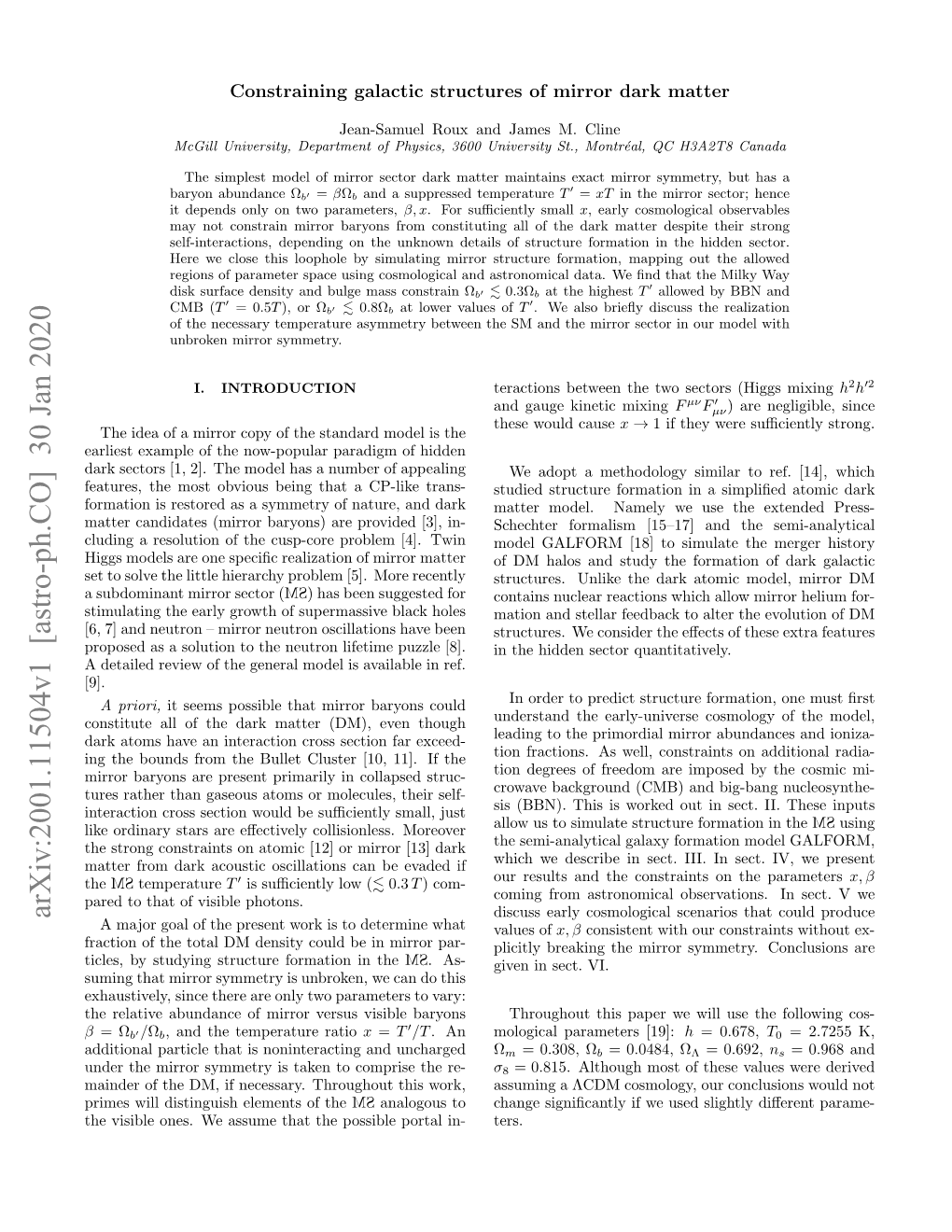 Constraining Galactic Structures of Mirror Dark Matter