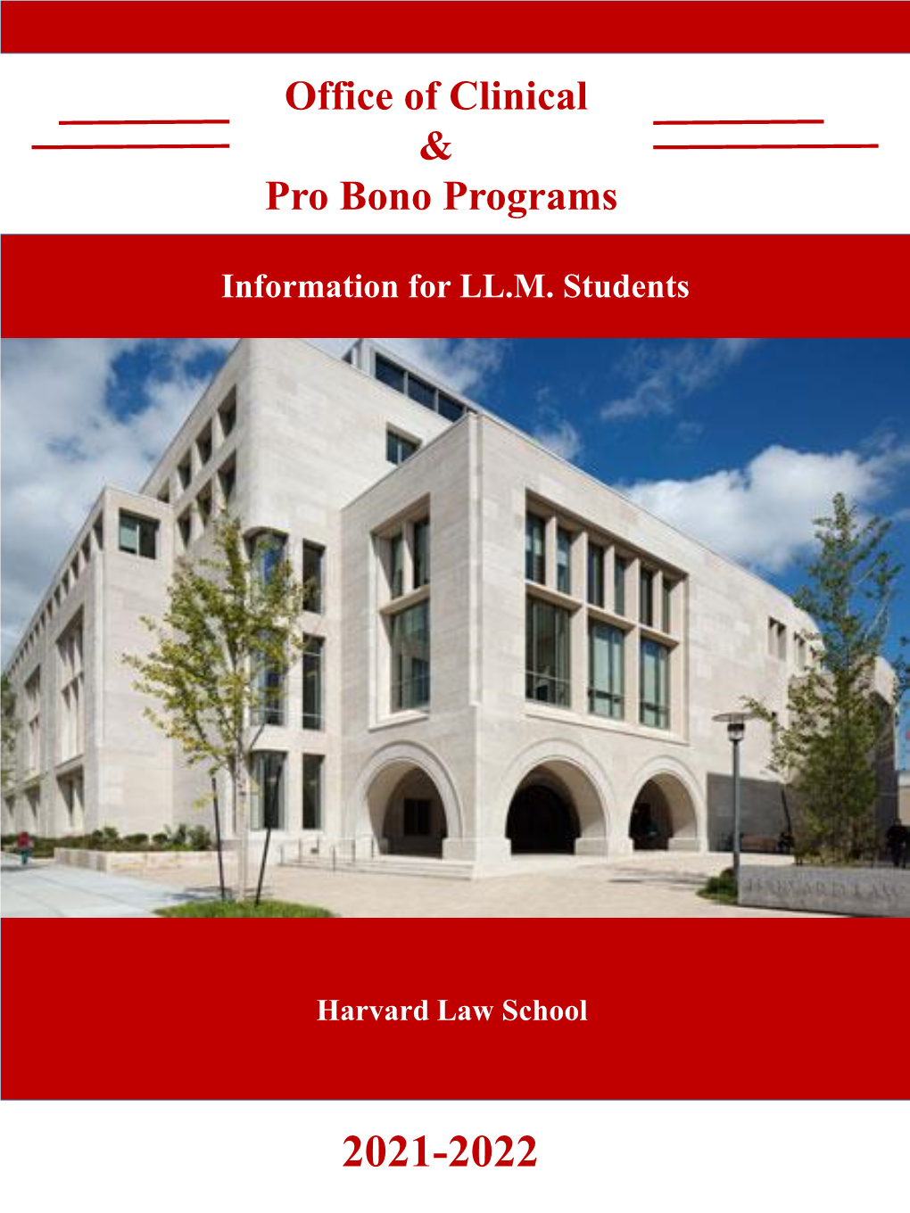 Office of Clinical & Pro Bono Programs