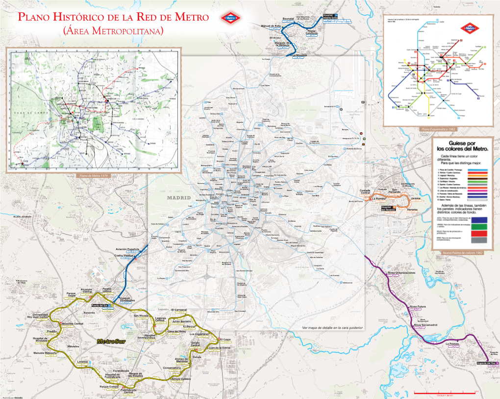 Plano Histórico De La Red De Metro