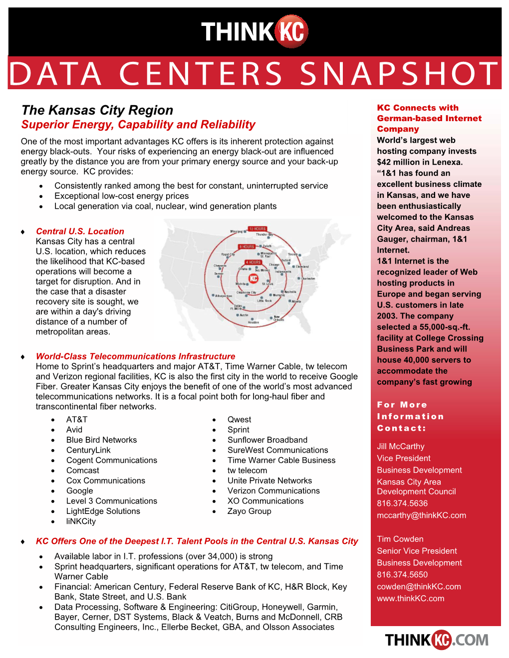 Data Center Snapshot