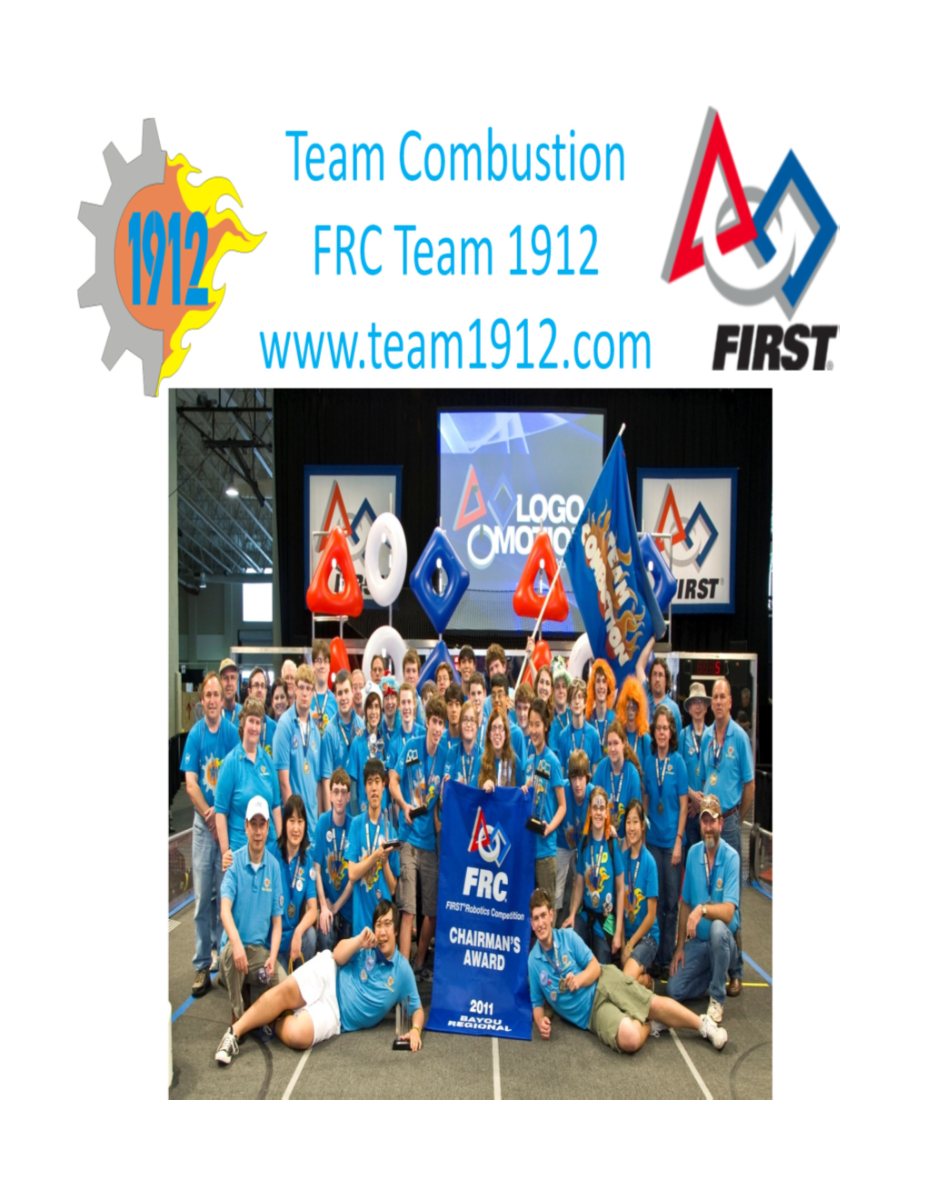 Team Combustion FRC Team 1912 FIRST Robotics