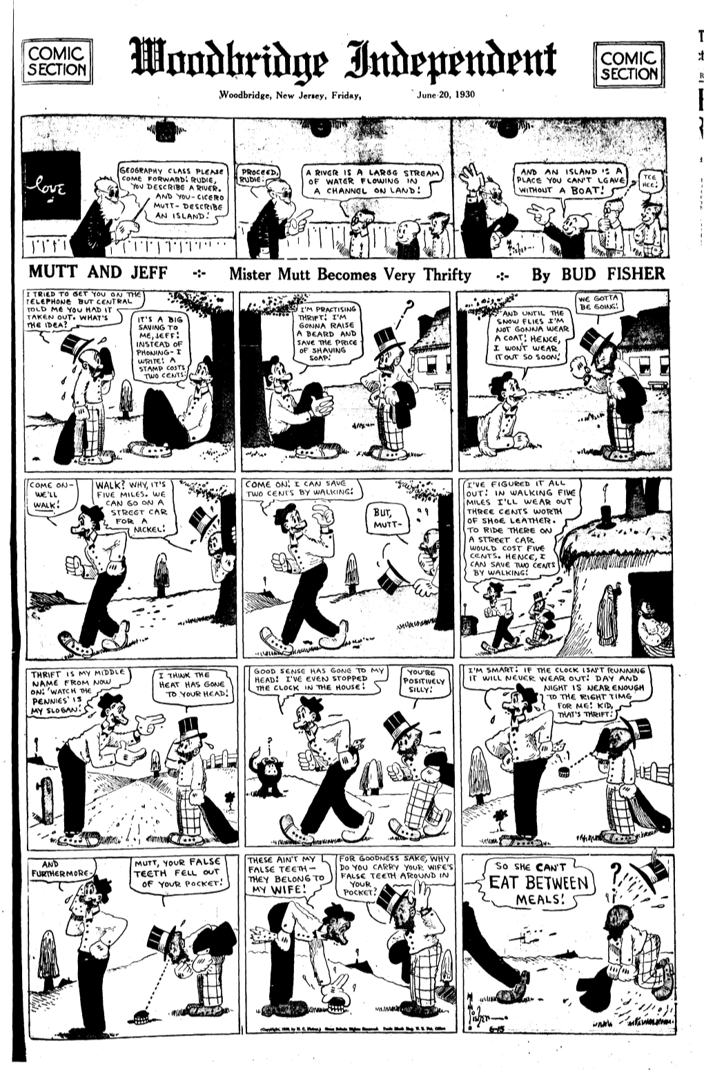 MUTT and JEFF by BUD FISHER