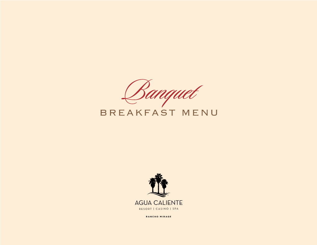 Breakfast Menu