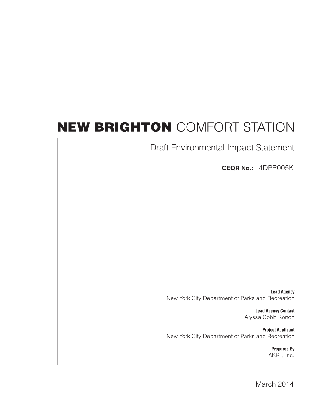 New Brighton Comfort Station