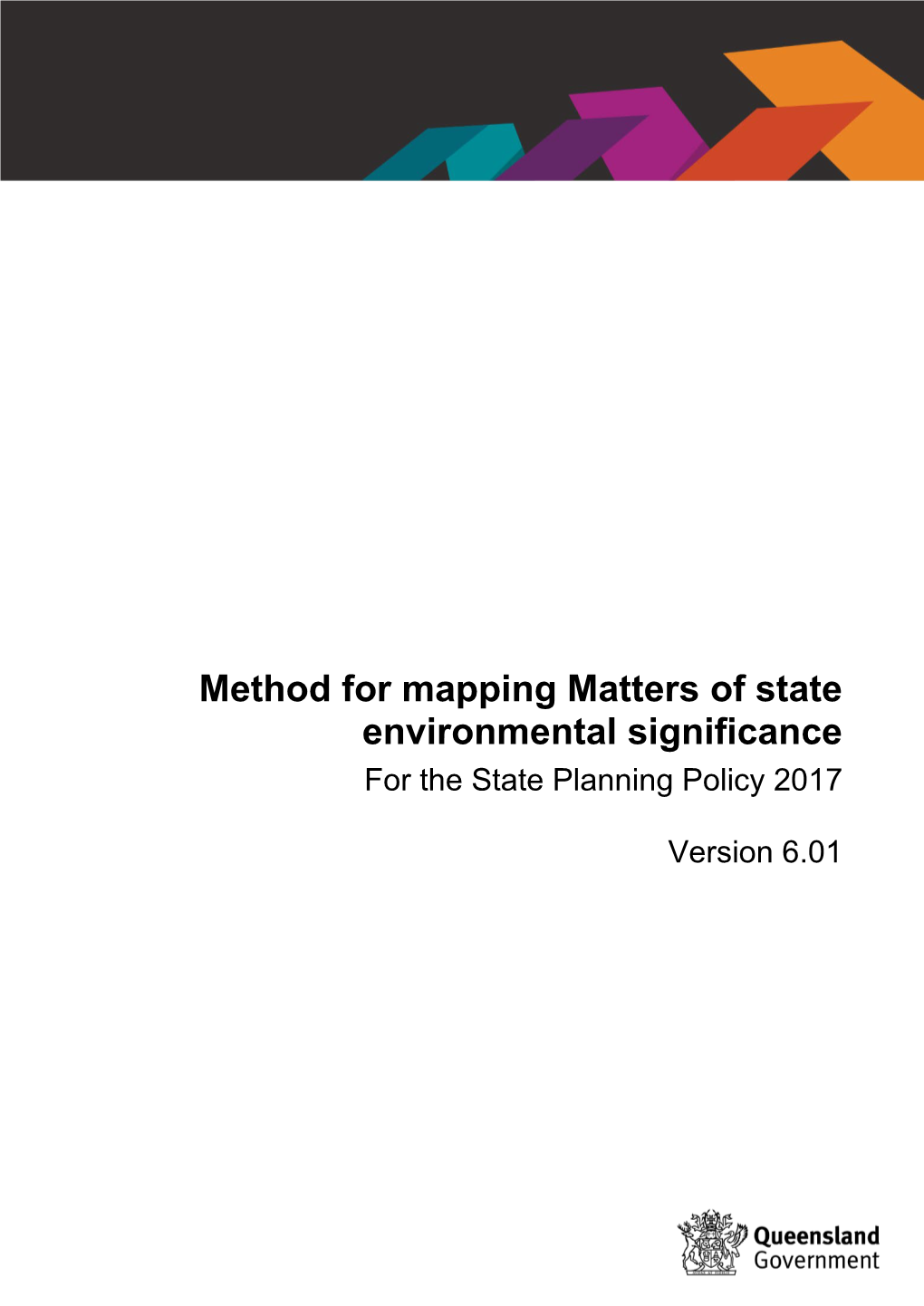 Method for Mapping Matters of State Environmental Significance for the State Planning Policy 2017