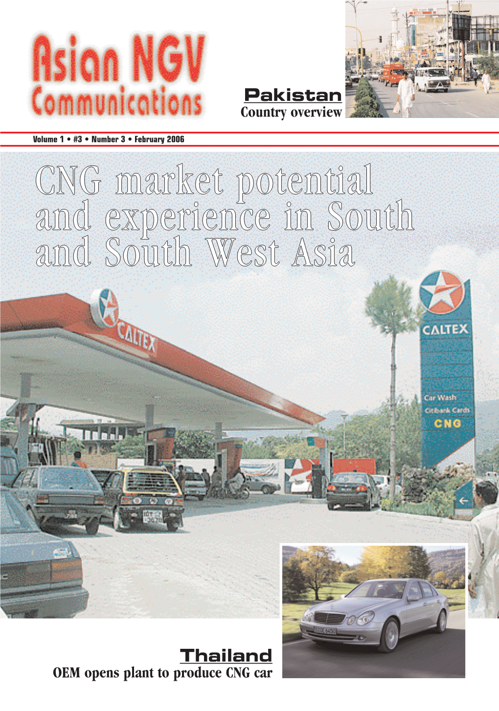 CNG Market Potential and Experience in South and South West Asia