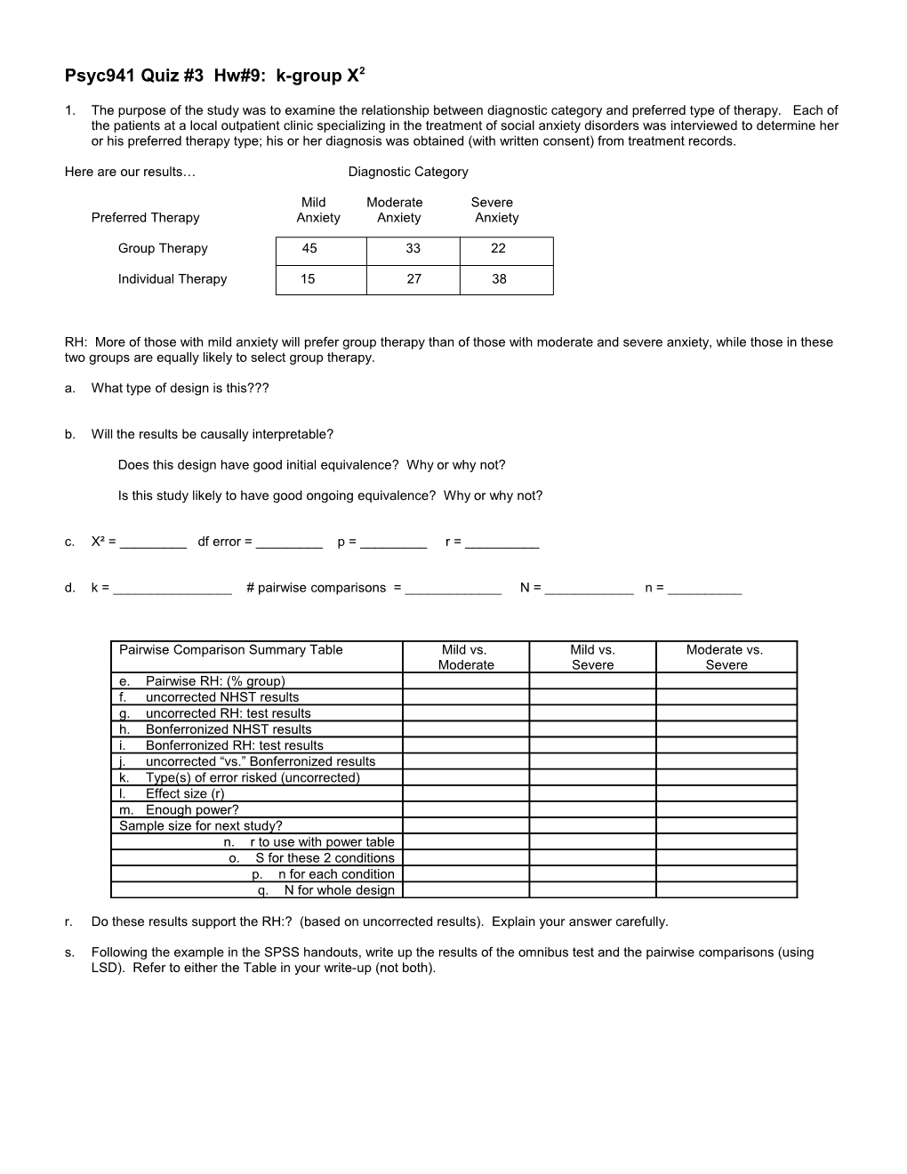 Psyc941 Quiz #3 Hw#9: K-Group X2