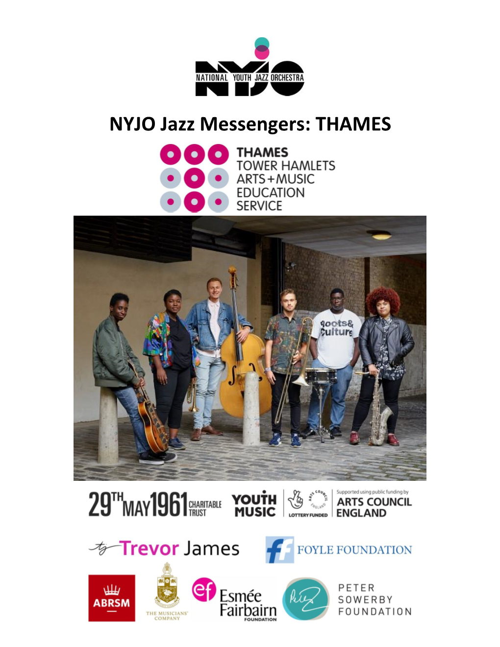 NYJO Jazz Messengers: THAMES