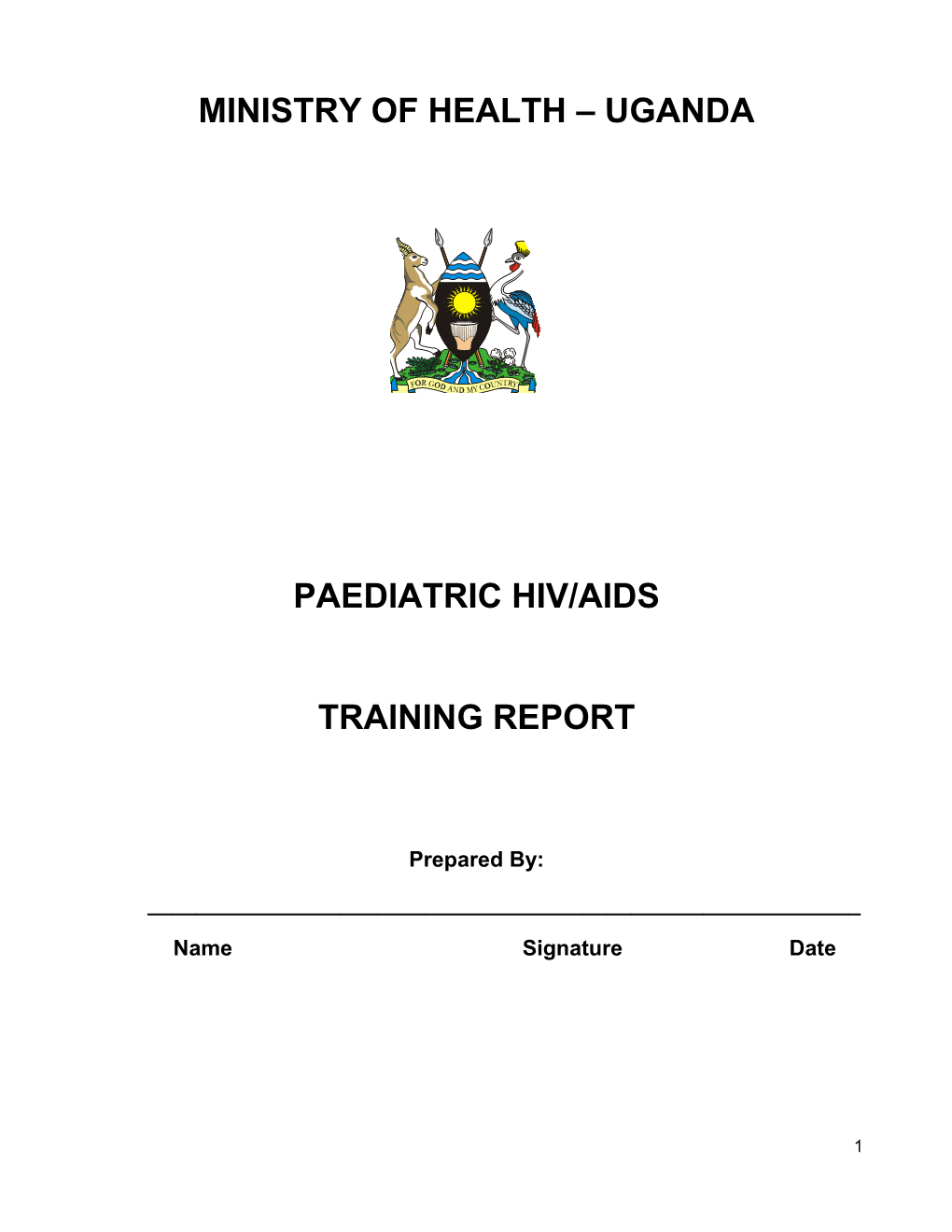 RCQHC/HCP/ACP Padiatric HIV/AIDS Training Tool ______