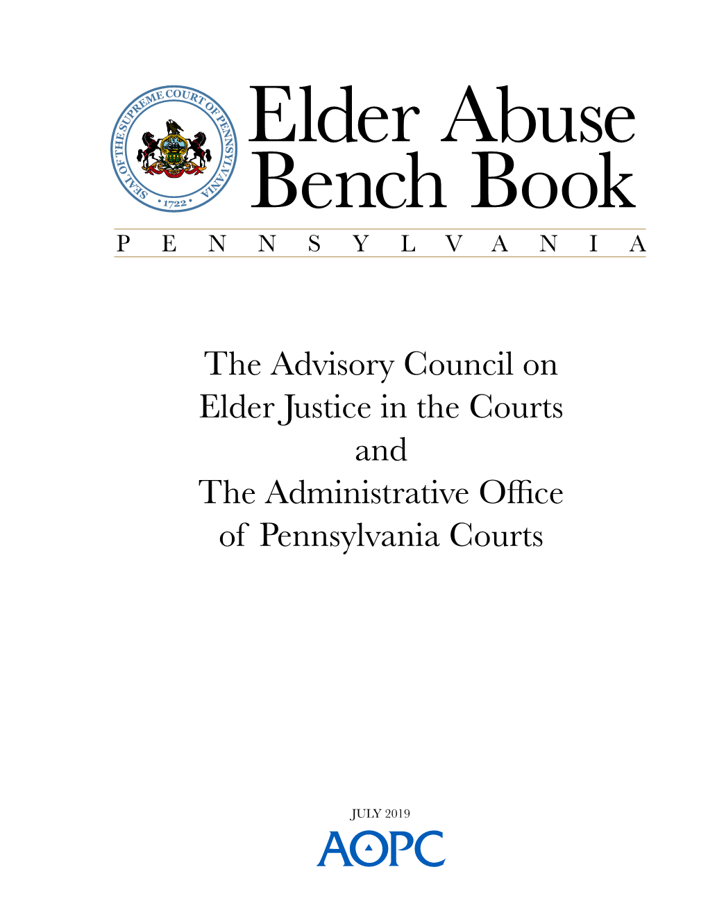 ‌Elder Abuse Bench Book