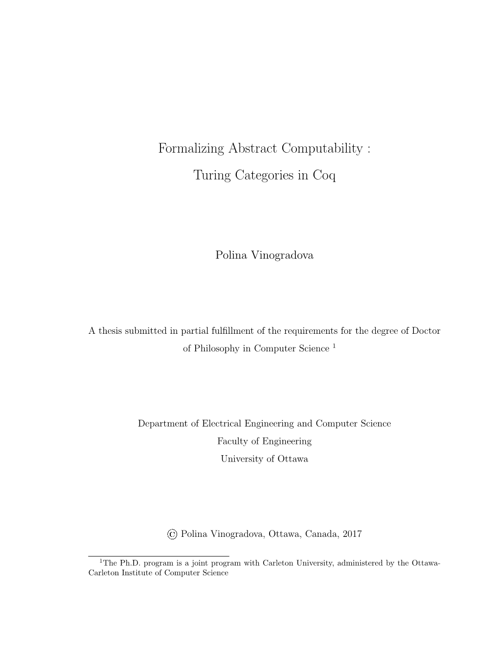 Formalizing Abstract Computability : Turing Categories in Coq