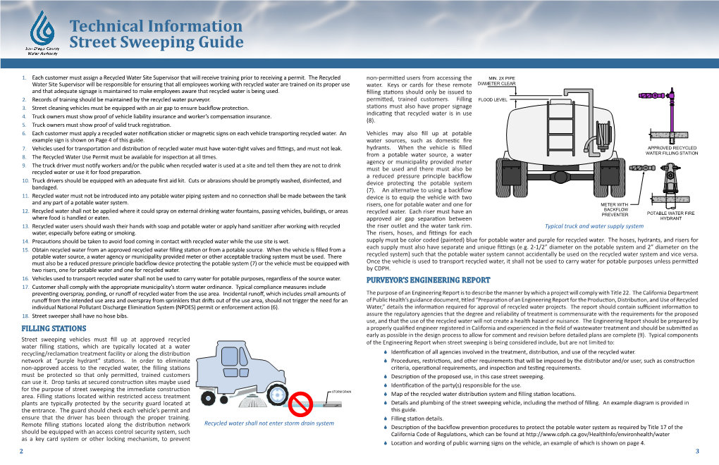 Technical Information Street Sweeping Guide