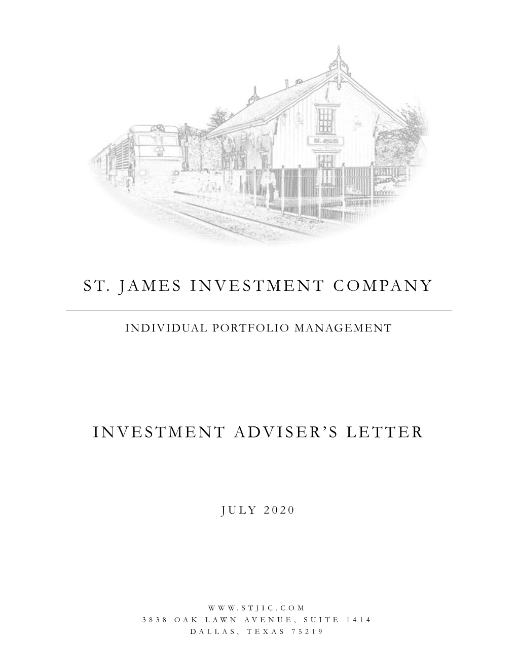 St. James Quarterly Letter