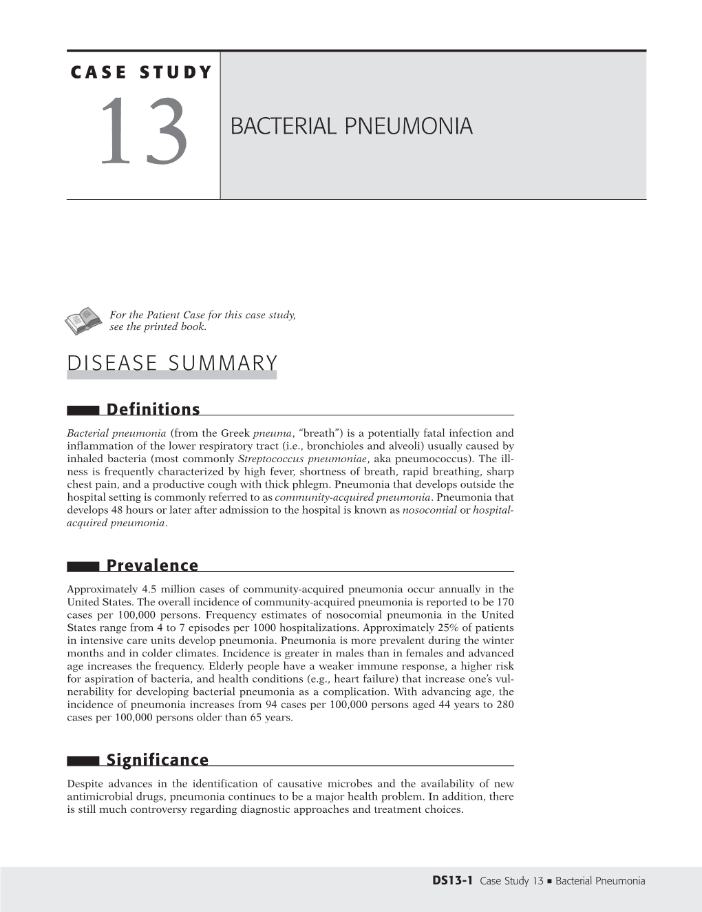 Bacterial Pneumonia