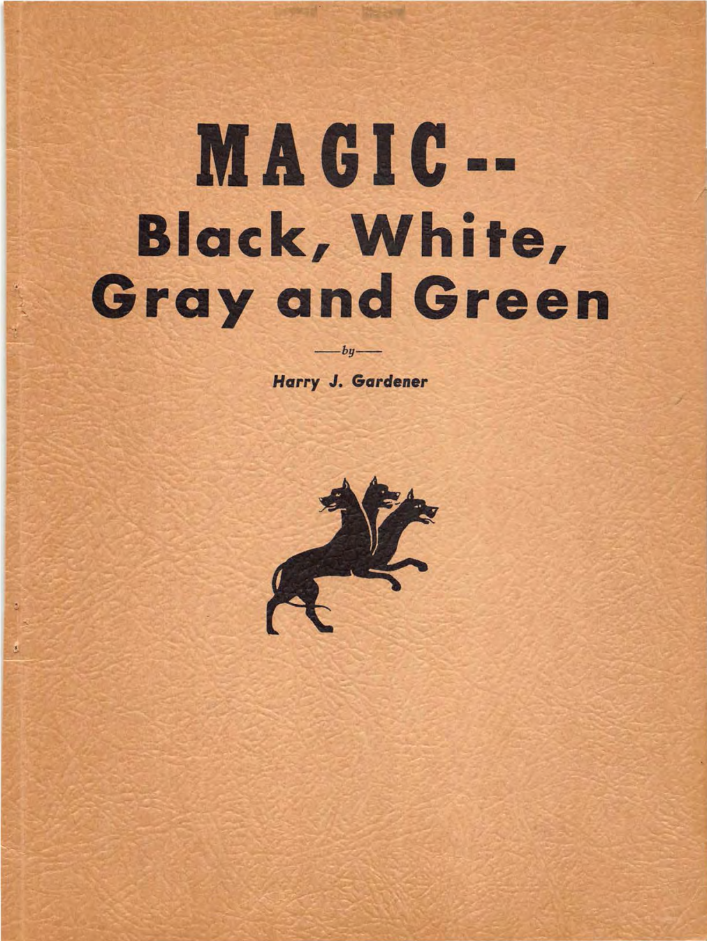 MAGIC- Black, White, Gray and Green