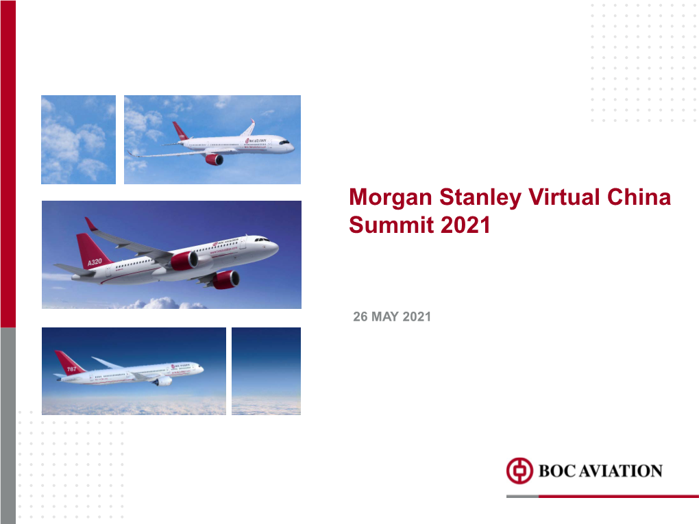 Morgan Stanley Virtual China Summit 2021