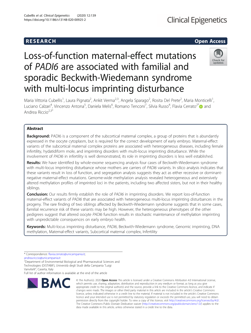 Loss-Of-Function Maternal-Effect Mutations Of