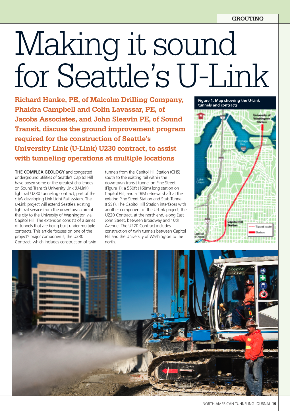 Richard Hanke Making It Sound for Seattle's U-Link