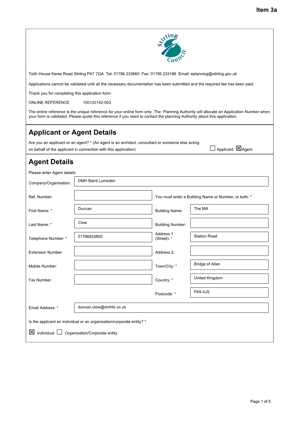 Application for Review New Sustainable Dwelling at Land 150 Metres South East of Lemahamish, Pendreich Road, Bridge of Allan – Ms Laura Robertson – 18/00396/Ppp