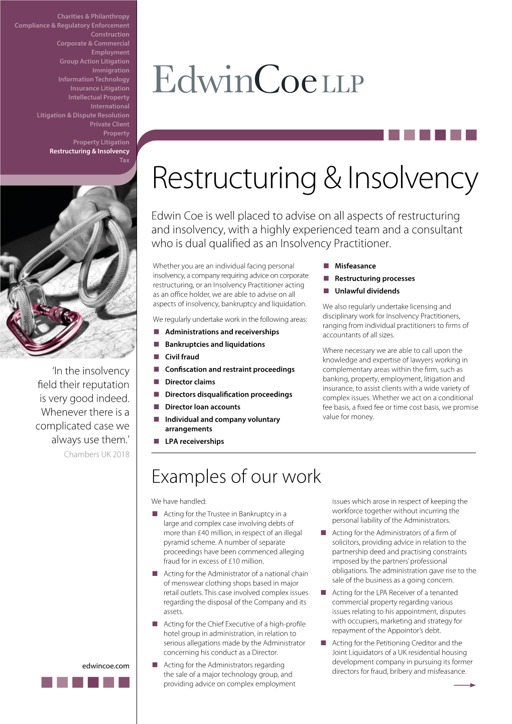 Restructuring & Insolvency