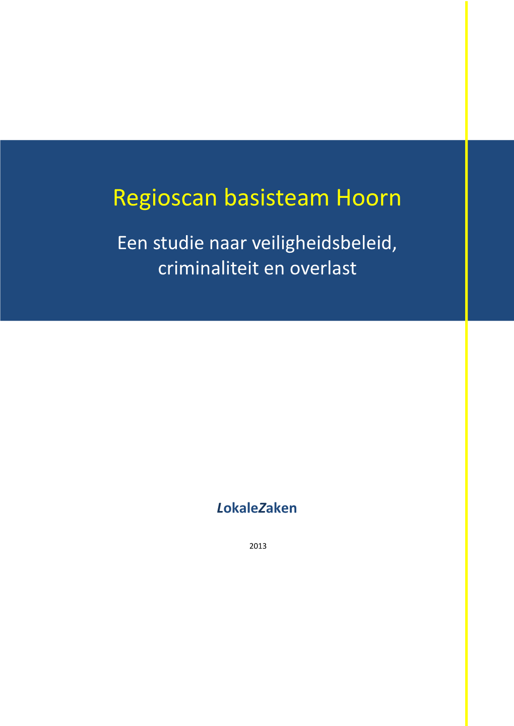 Regioscan Basisteam Hoorn
