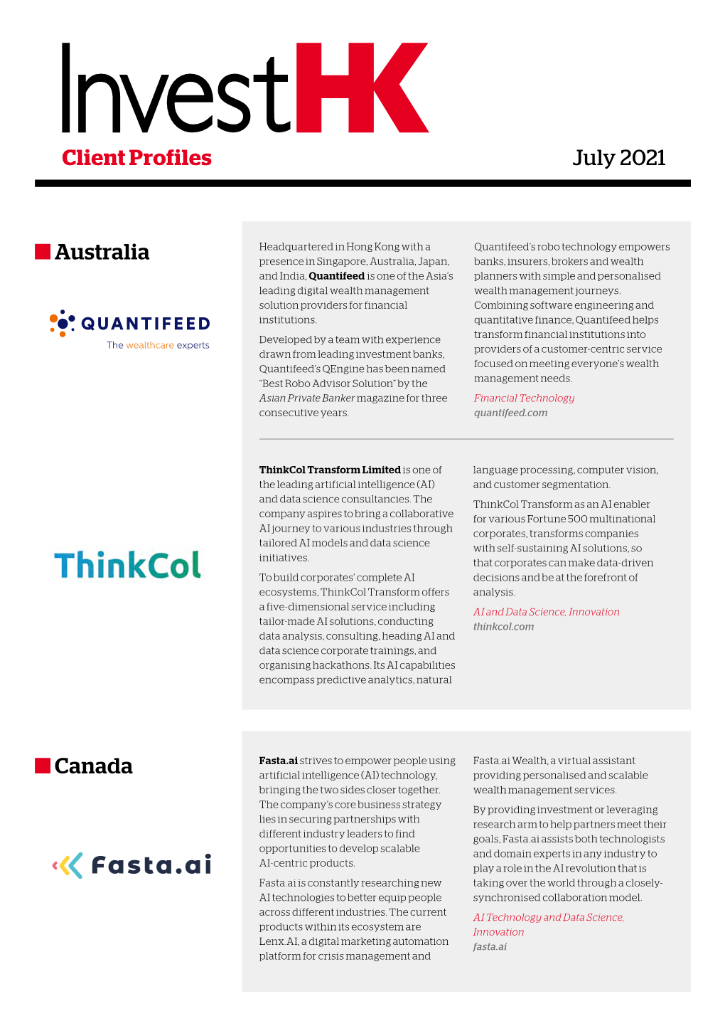 Investhk-Client Profiles, July 2021