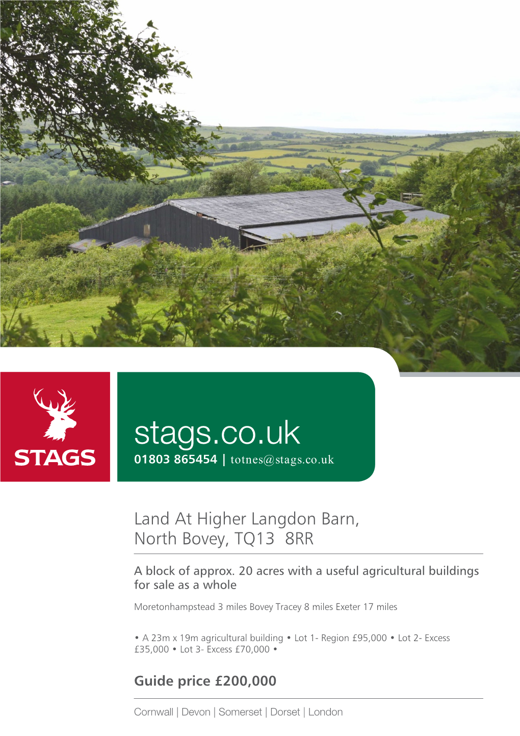 Stags.Co.Uk 01803 865454 | Totnes@Stags.Co.Uk