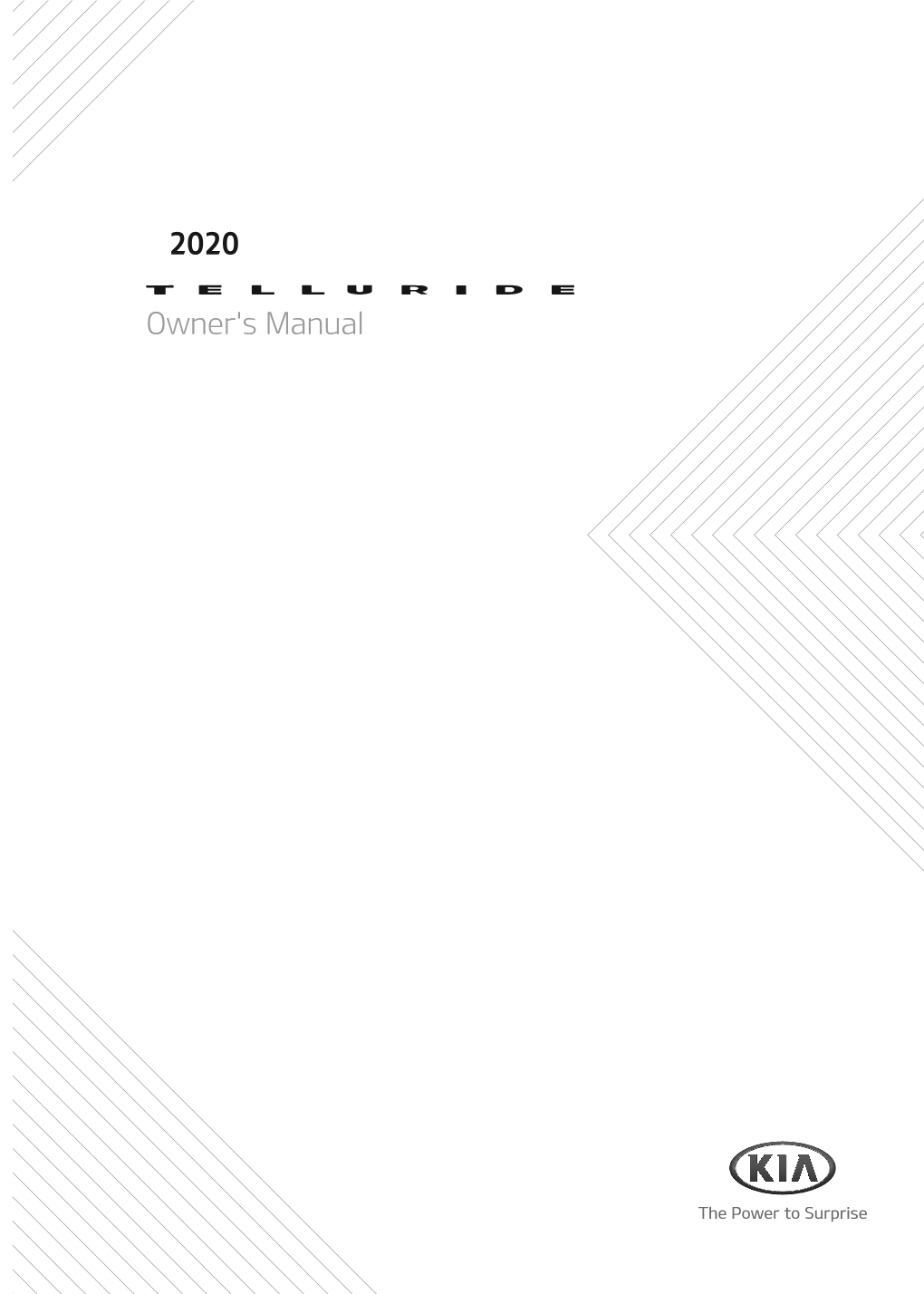 Owner's Manual 2020