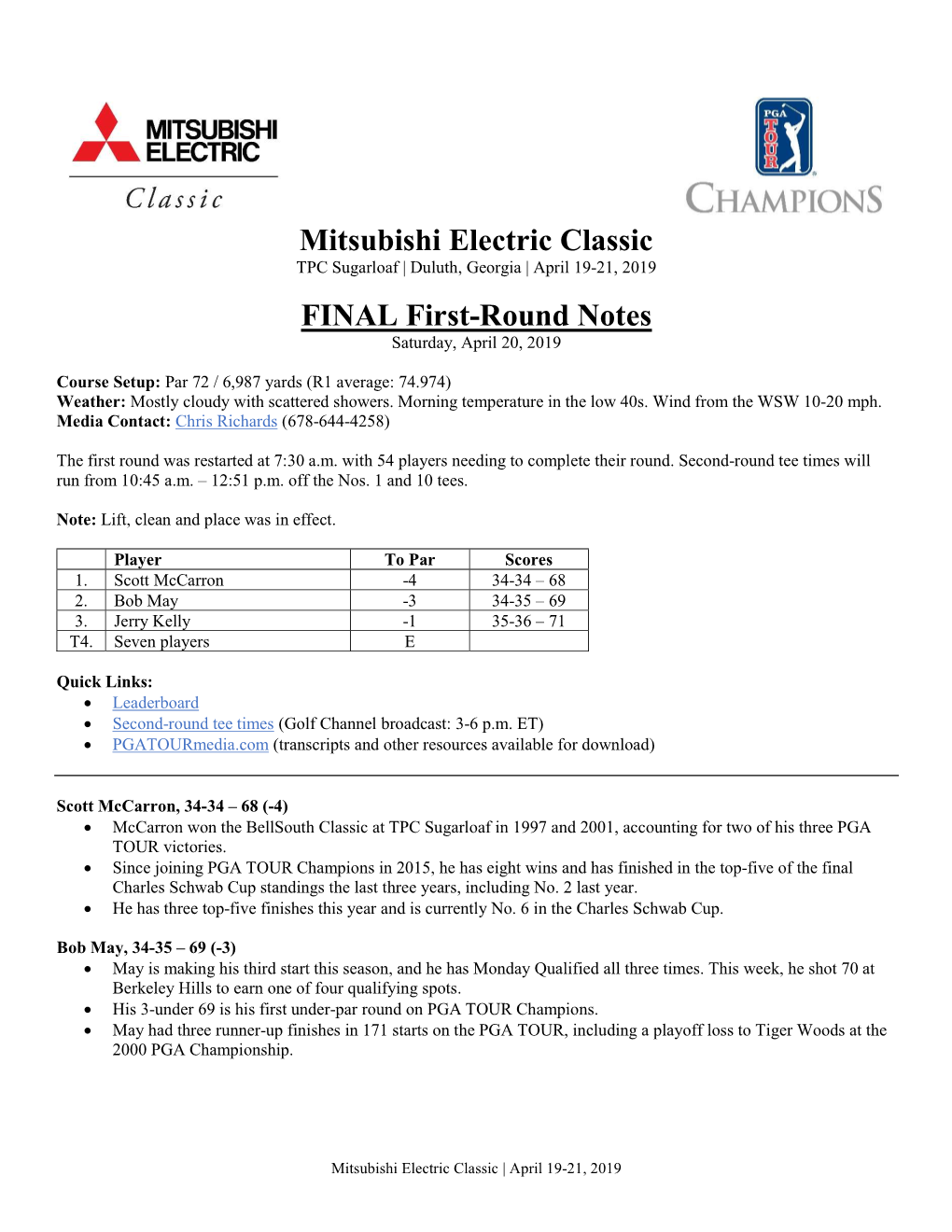 Mitsubishi Electric Classic FINAL First-Round