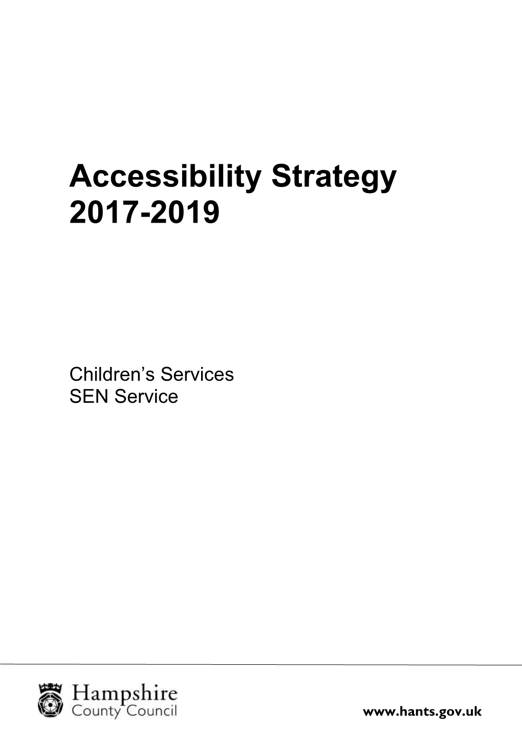 Accessibility Strategy Policy