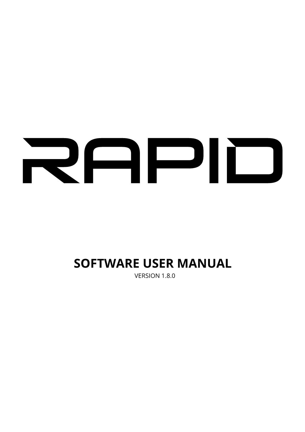 USER MANUAL VERSION 1.8.0 RAPID SYNTHESIZER Version 1.8.0 July 25, 2020