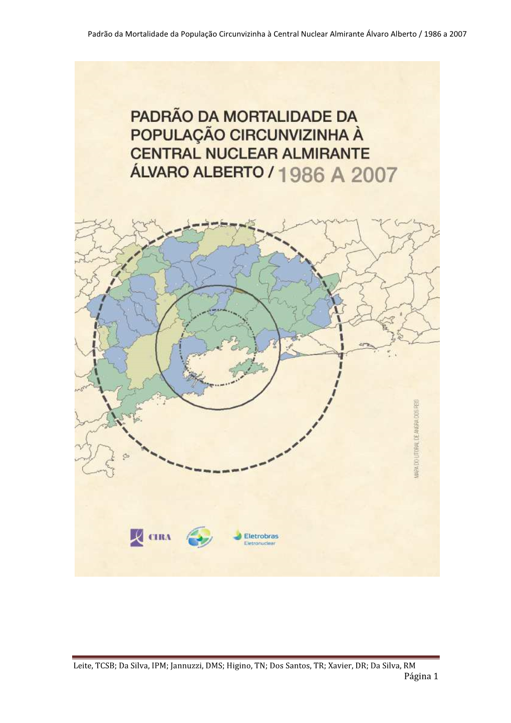 Padrão Da Mortalidade Da População Circunzinha À Central Nuclear