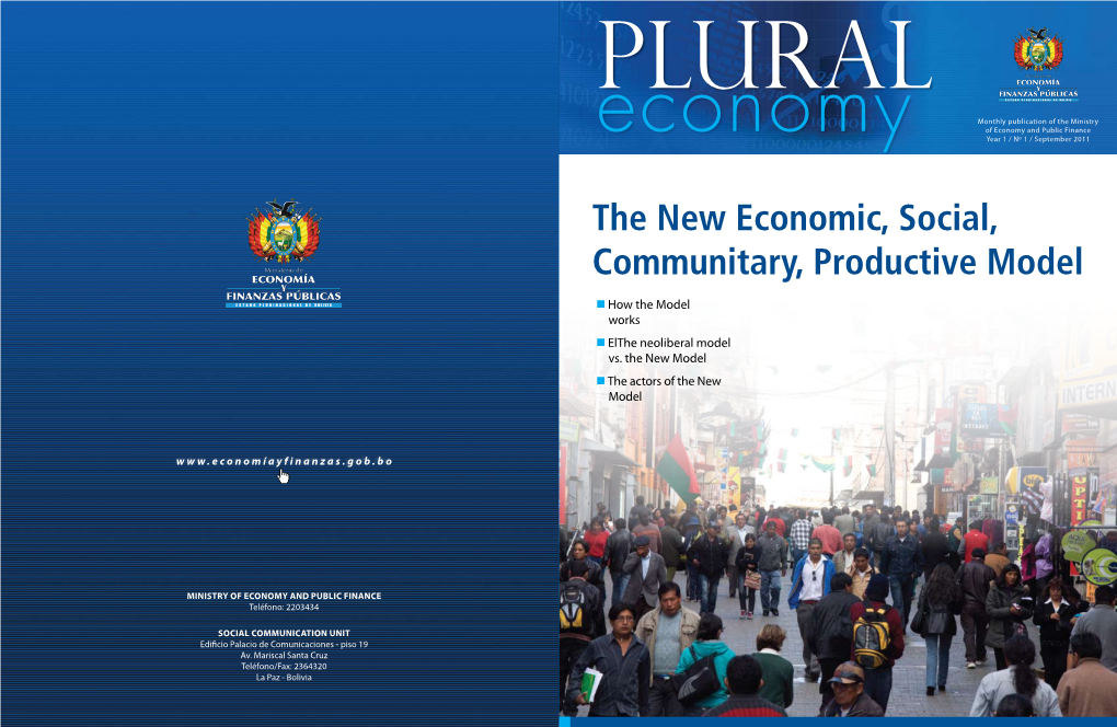 The New Economic, Social, Communitary, Productive Model