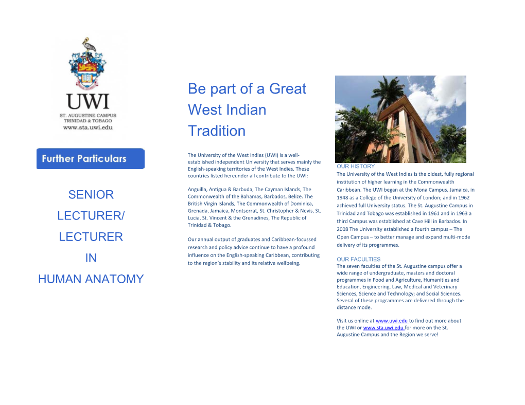 Senior Lecturer/ Lecturer