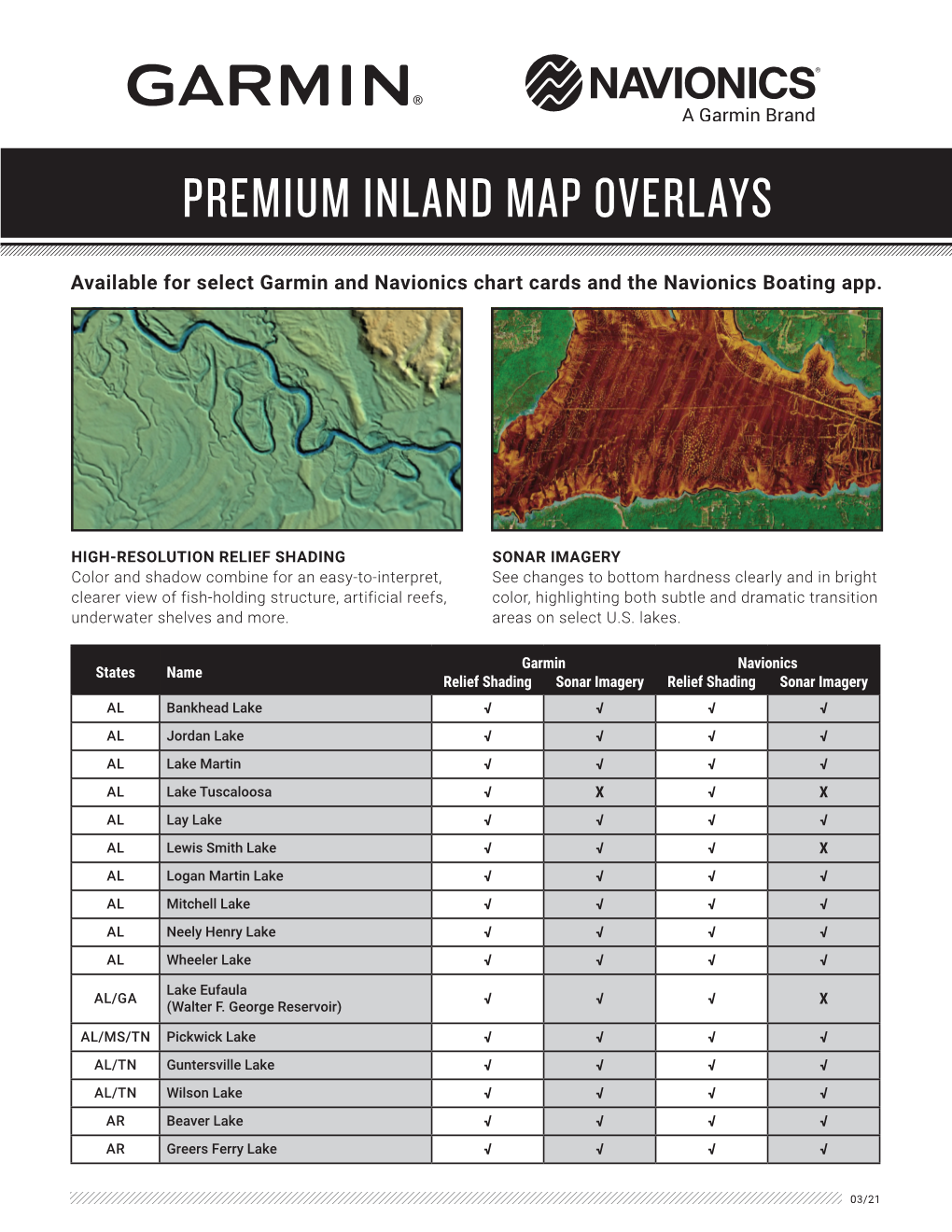 Premium Inland Map Overlays