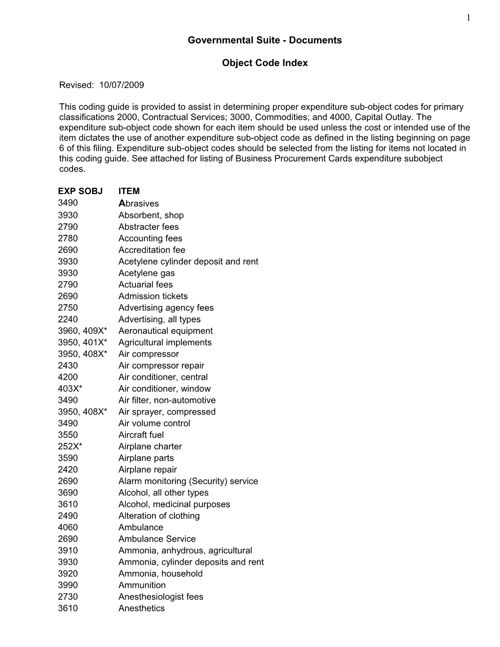 Governmental Suite - Documents